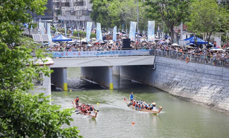 “深爱·共进”2023粤港澳龙舟邀请赛在深圳福田开赛_fororder_A1257CCF-2F65-4F64-BA85-9012CC0C19D0