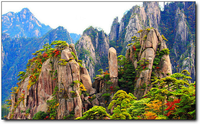 Kabundukan ng Huangshan, Tsina