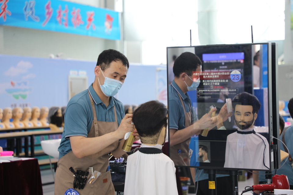 内蒙古自治区第二届  乡村振兴职业技能大赛在兴安盟开幕_fororder_4P3A9731.JPG