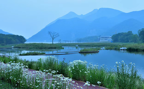来广元利州 开启一场清凉之旅_fororder_近月湖的美景