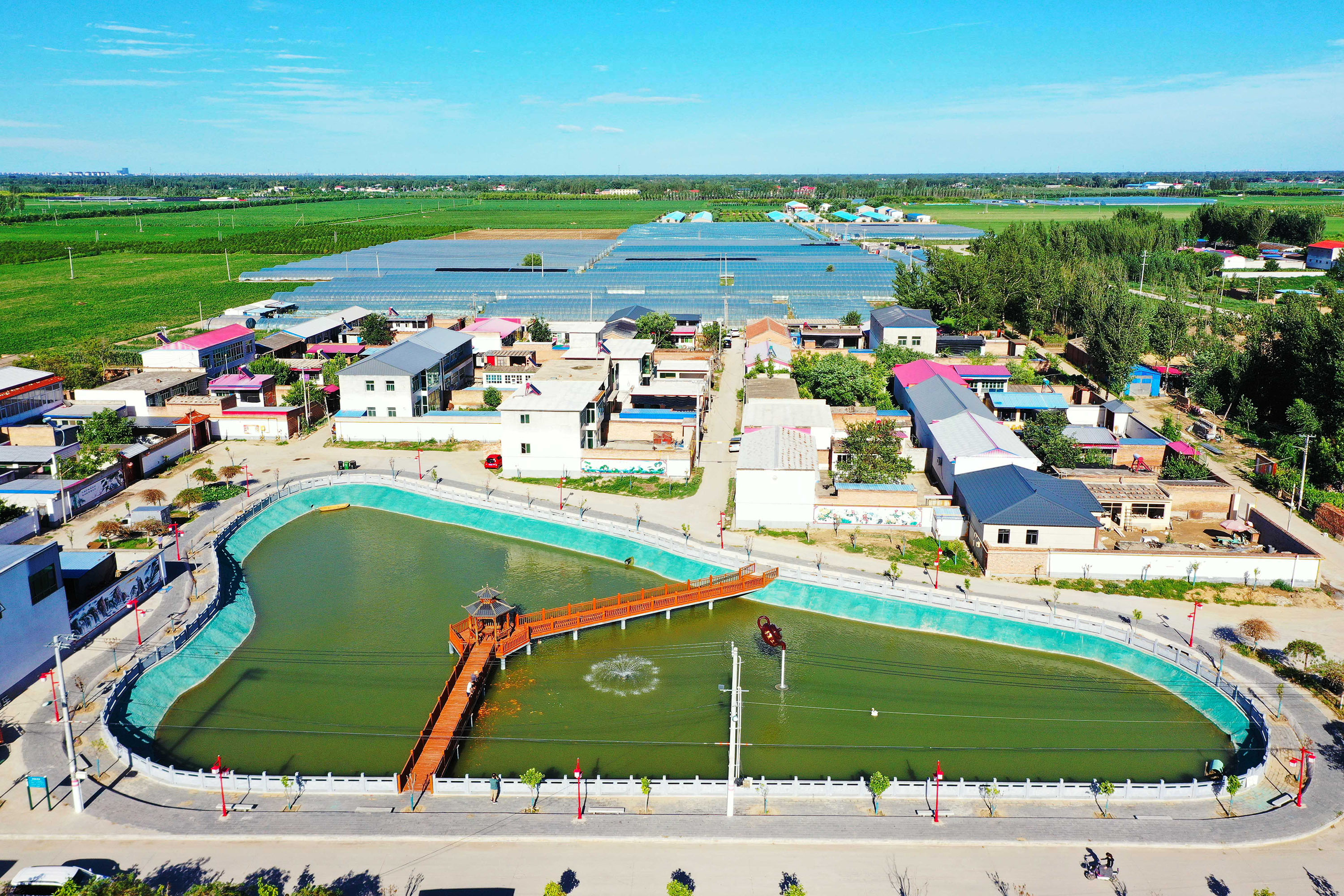 河北涿州:整治废弃坑塘 建设美丽乡村_fororder_1