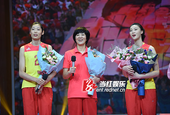 惠若琪朱婷不考虑进娱乐圈：长得太高，像女汉