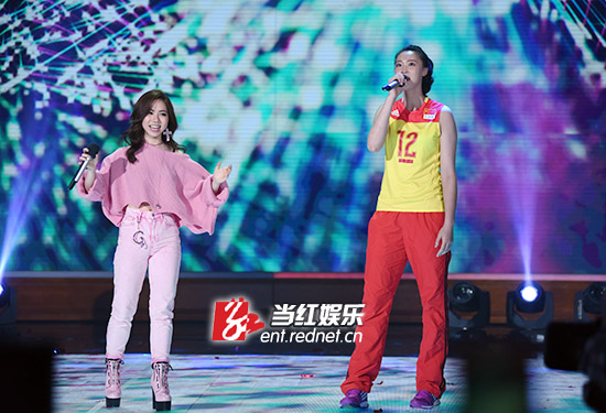 惠若琪朱婷不考虑进娱乐圈：长得太高，像女汉