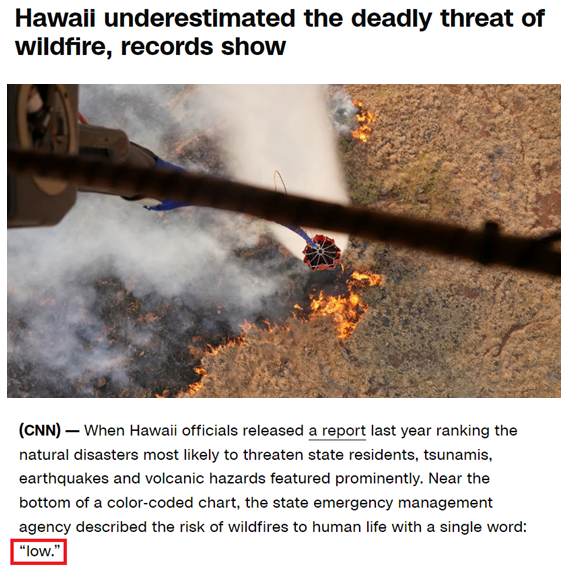 “每当有灾难降临分裂的美国时……”