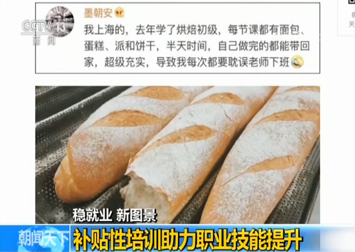 央视网■稳就业 新图景：补贴性培训助力职业技能提升