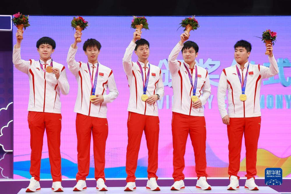 乒乓球——男子团体:中国队夺冠 乒乓球——男子团体:中国队夺冠