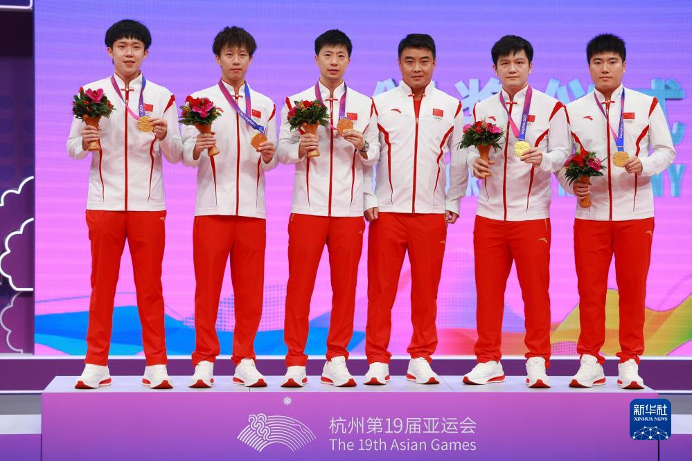 乒乓球——男子团体:中国队夺冠 乒乓球——男子团体:中国队夺冠