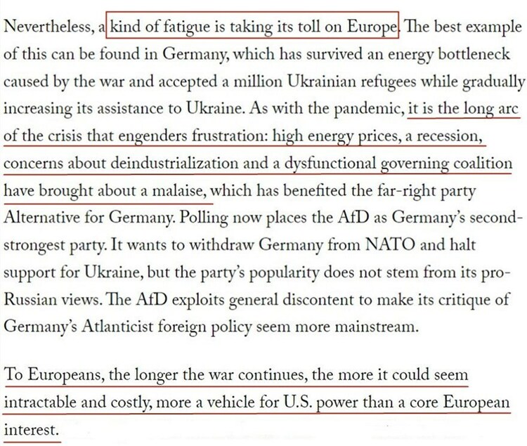 欧洲扛不住,美国靠不住 “拱火联盟”出现裂痕