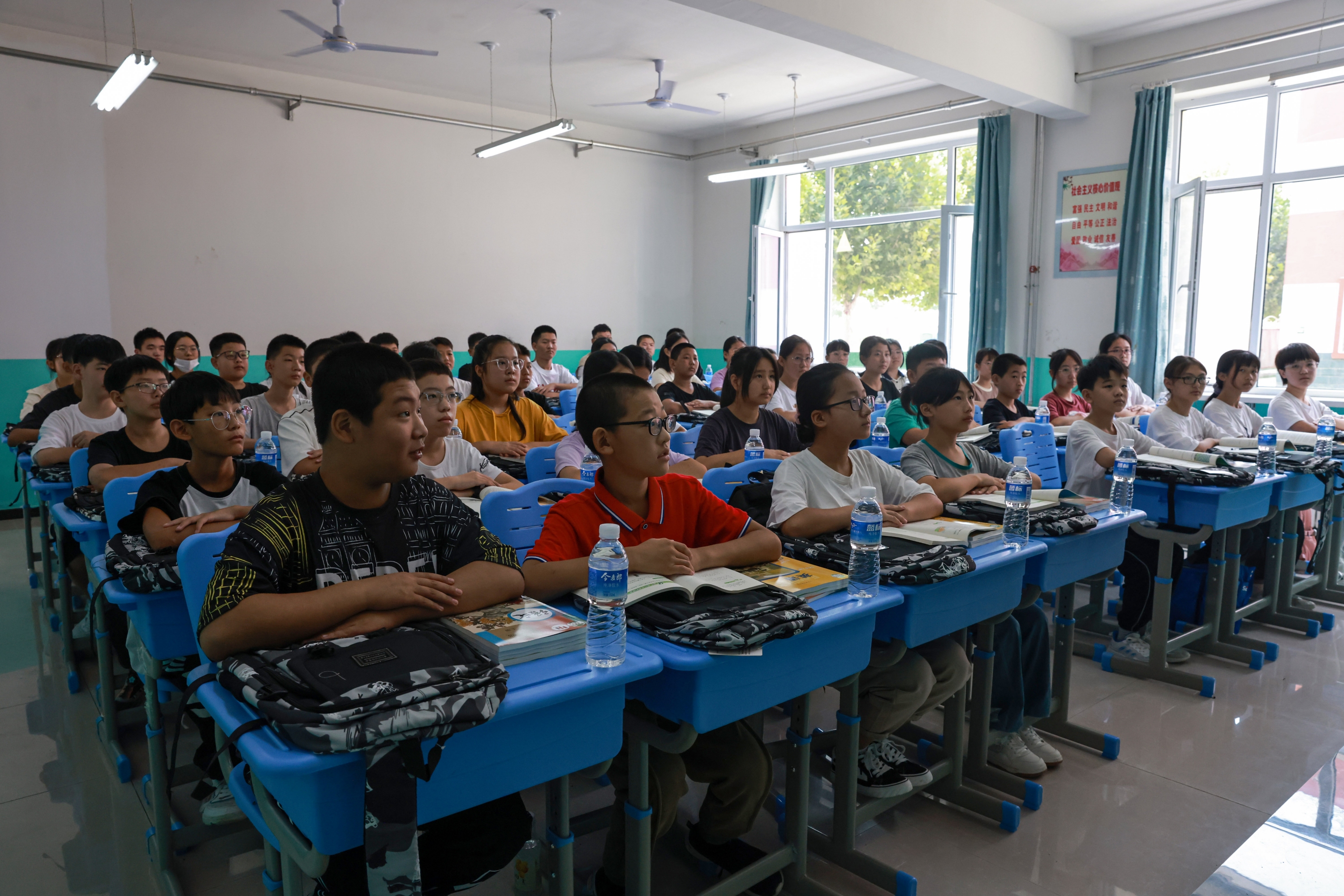 (原创)河北定兴:开学如期至 迎接新希望_fororder_005