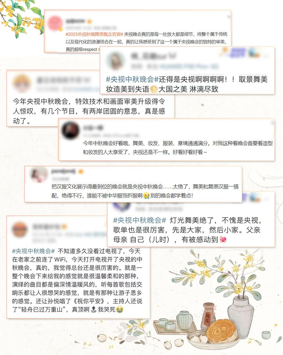 超40亿!总台2023年秋晚唯美浪漫 再次赢得全球受众盛赞