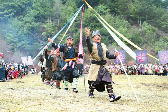 （焦点图，导航成都，移动端轮播图）理县羌族夬儒节 文旅互动助增收