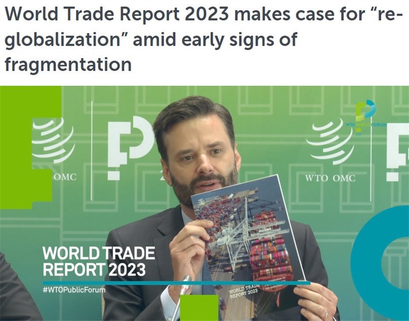 “再全球化”很必要！《2023年世界贸易报告》出炉米乐 M6米乐(图2)