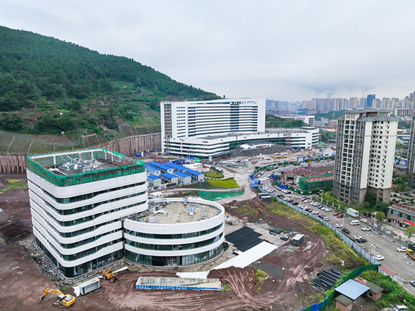 达州市第一人民医院项目单体主体结构全部完成_fororder_图片2