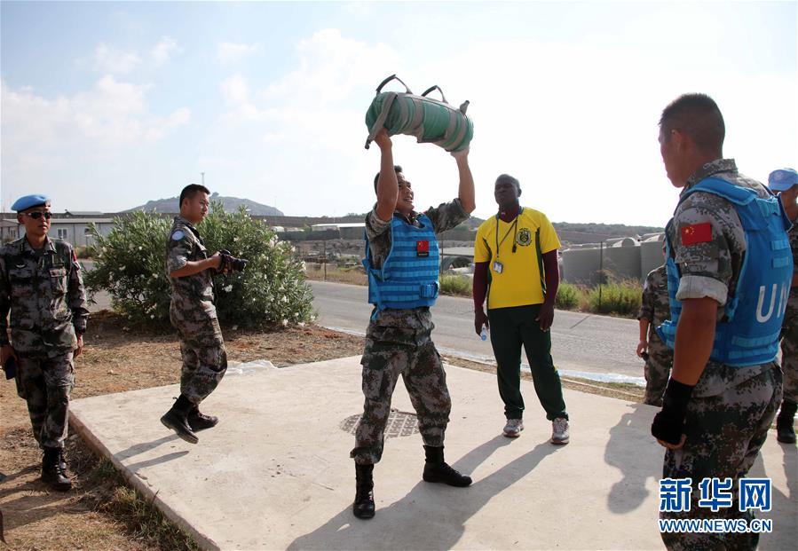 「新华网」中国维和官兵联黎部队军事障碍赛夺冠
