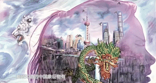 「央视新闻」“左边一起画个龙 右边画一道彩虹” 这个姑娘的画自