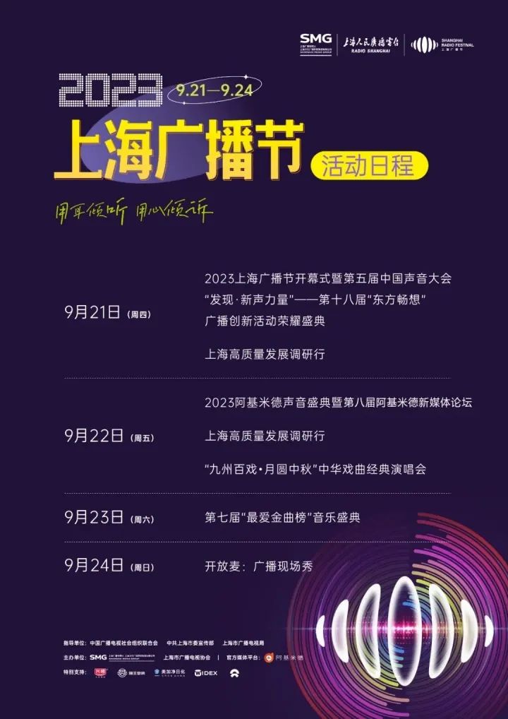 2023上海广播节暨第五届中国声音大会拉开帷幕 2023上海广播节暨第五届中国声音大会拉开帷幕