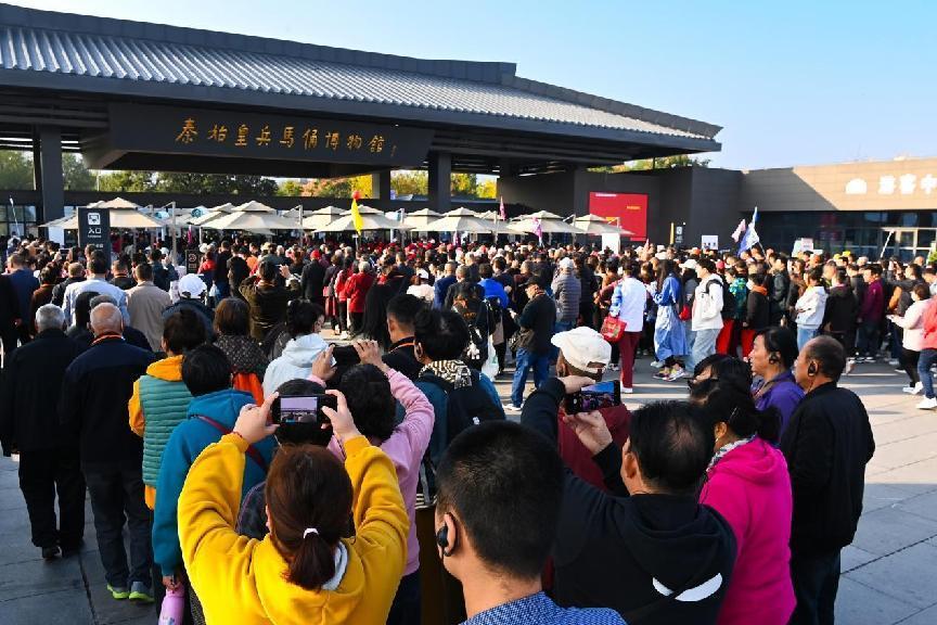 秦陵博物院接待量创年内新高 游客破1000万
