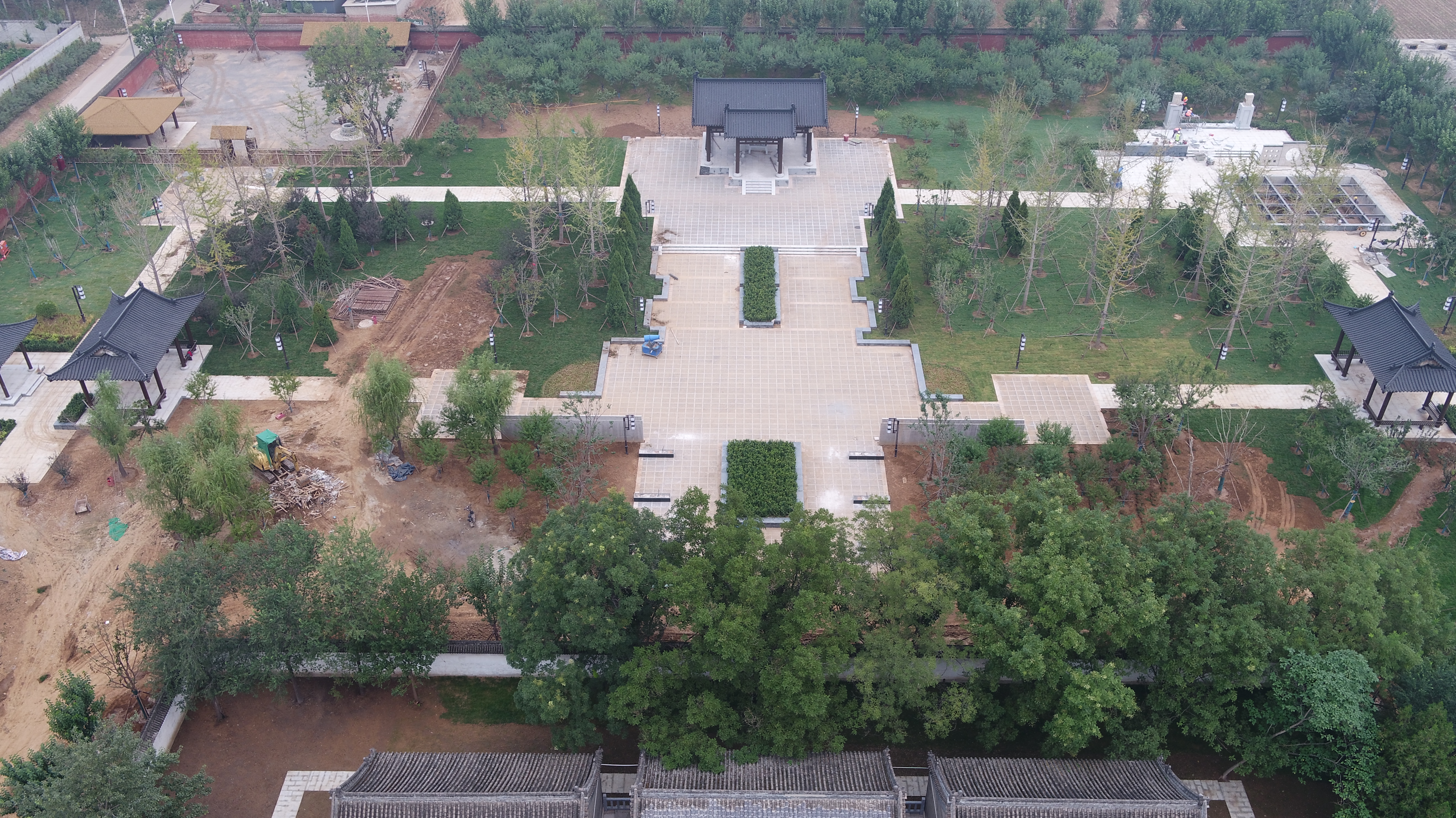 (原创)河北涿州:三义文化核心区加紧改造提升_fororder_三义宫内景。孙岩涛 摄