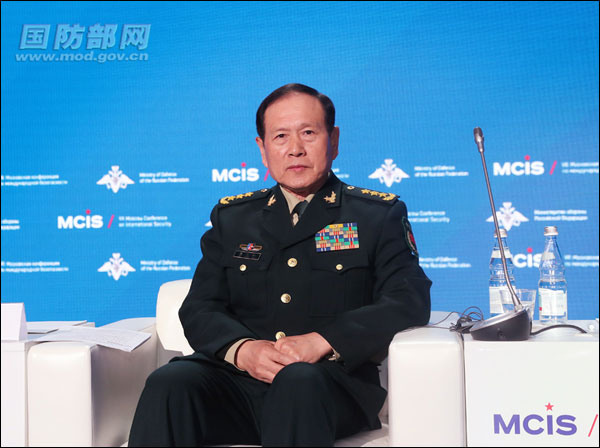 รัฐมนตรีกลาโหมจีนเข้าร่วมการประชุมความมั่นคงมอสโก