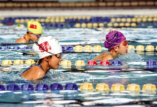 南宁：三百游泳高手决战市运会