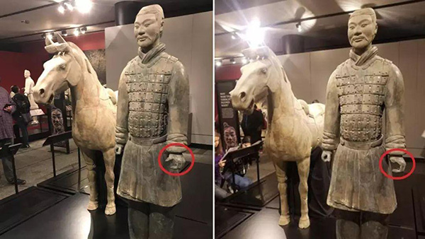 就兵马俑展品被损坏事件 美国正式向中方书面道歉
