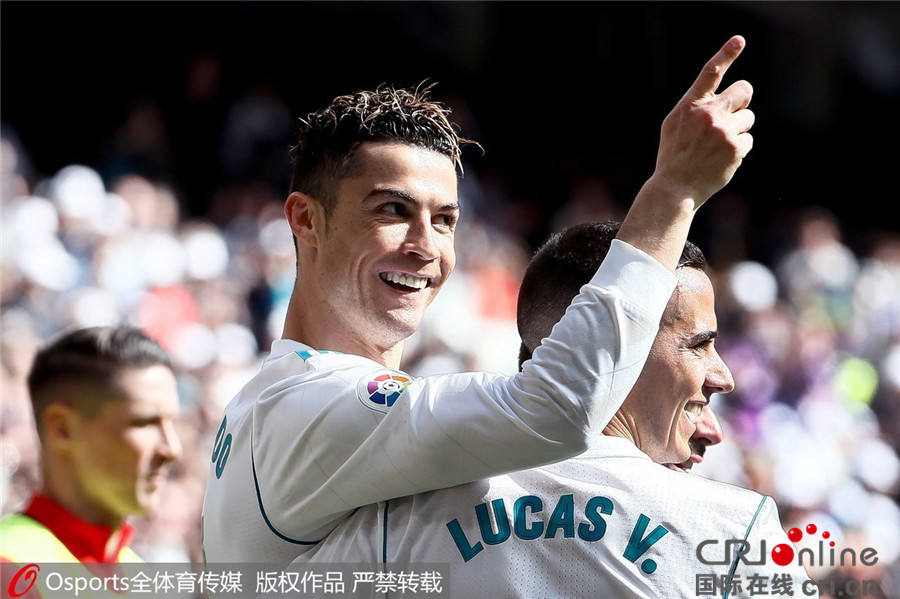 西甲:皇马1:1马德里竞技 C罗破门格列兹曼扳平