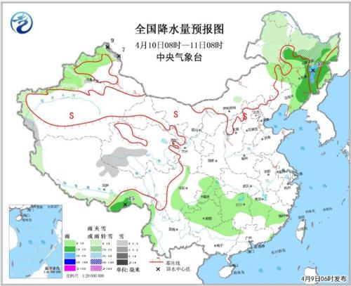 西北华北等地将有沙尘 东北地区有明显雨雪天气