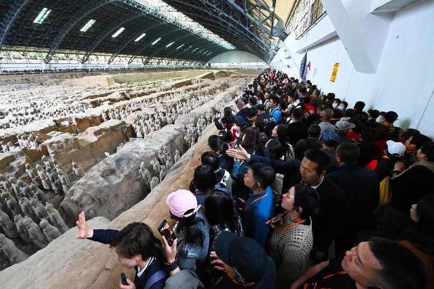 秦陵博物院接待量创年内新高 游客破1000万