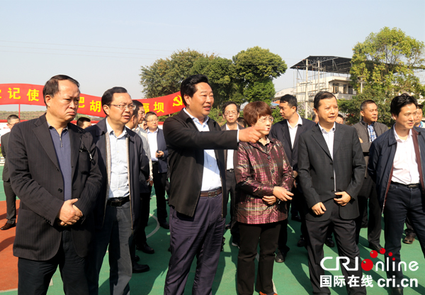 图片默认标题_fororder_市、区领导在宋家镇胡坝村-（摄影-陈建）