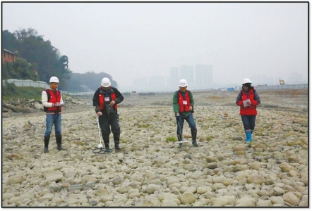 （焦点图，导航成都，移动端）高科技助阵围堰捞银 最大限度复原彭山江口古战场