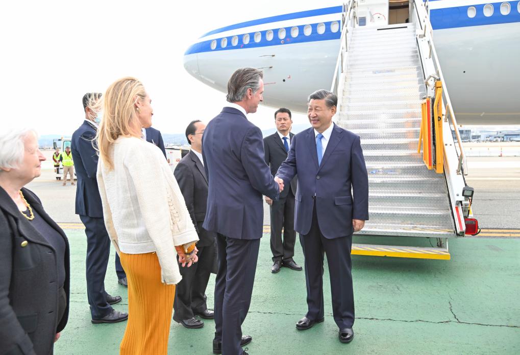 高清大图丨全球瞩目下,习主席开启旧金山之行