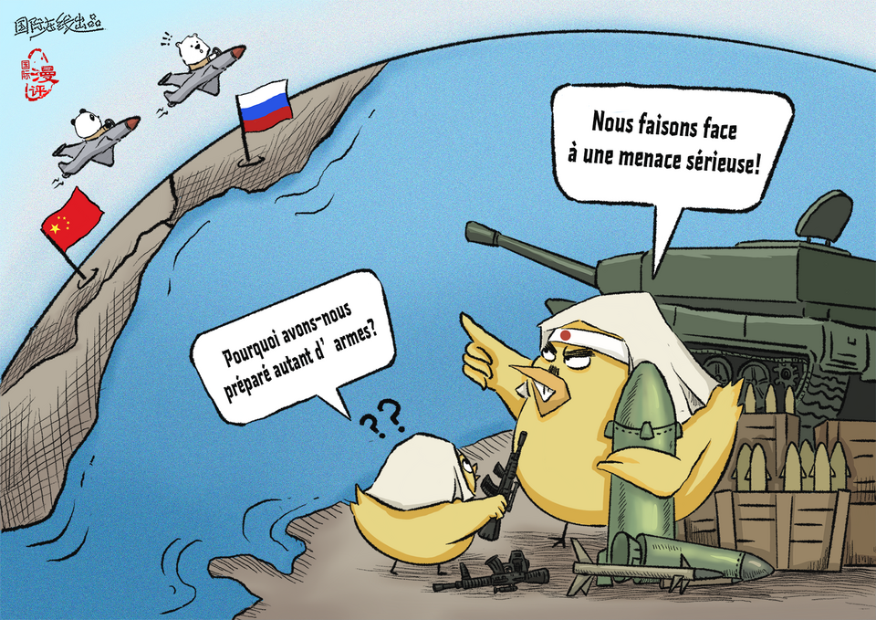 【Actualité en caricatures】Profiter de l’occasion_fororder_威胁(法)