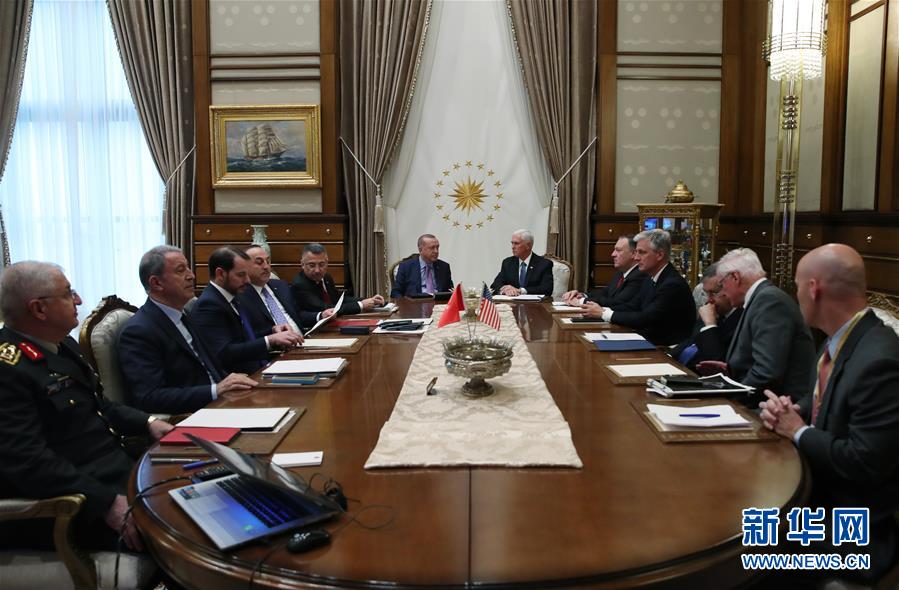 #新华网#土美就土在叙北部暂时停火和建立“安全区”达成协议