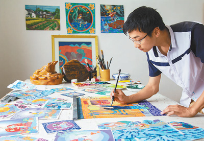 人民日报：田野有多广袤，画布就有多大