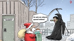 【Actualité en caricatures】Le Père Noël "en retard"