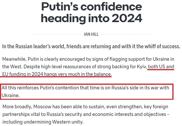 外媒预测明年俄乌冲突走向:“时间站在俄罗斯一边”