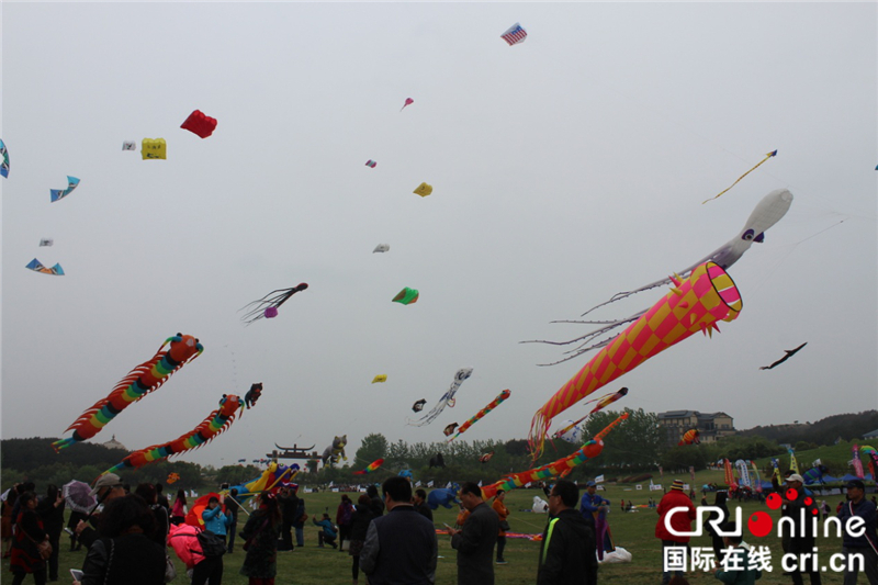【武汉】【CRI原创】【移动版 新闻列表】2018中国武汉国际风筝邀请赛在木兰草原开幕