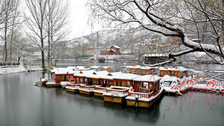 河北唐县:古镇悠然,落雪成诗_fororder_尧母湖畔,万物皆静 (2).JPG