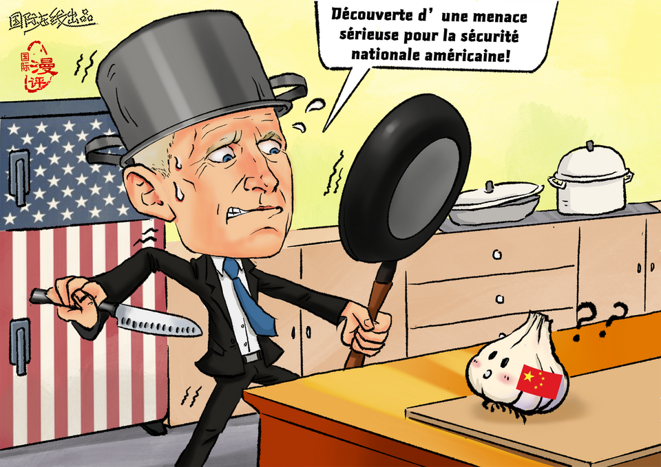 【Actualité en caricatures】Ail chinois : Êtes-vous sérieux?_fororder_大蒜weixie(法)