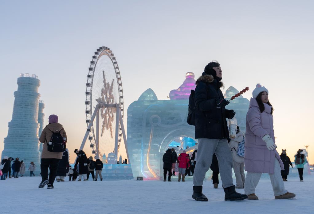 共赴“冰雪盛宴”！哈尔滨冰雪大世界正式开园