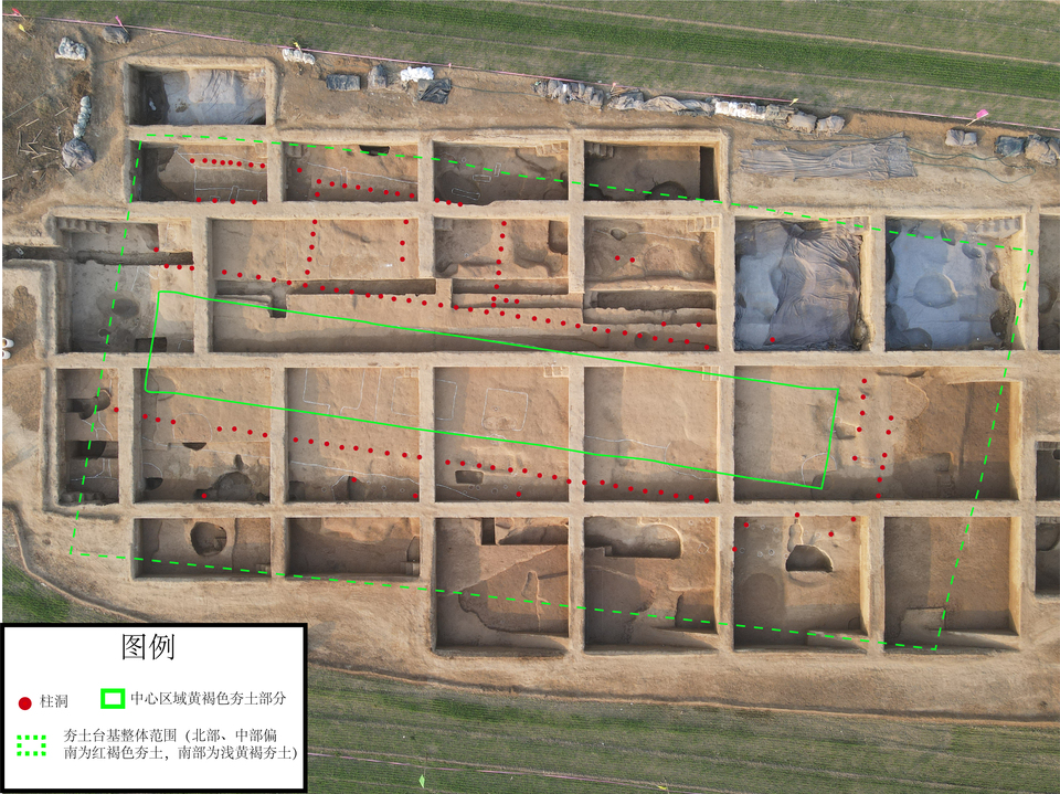 新密古城寨遗址发现夏代四合院式宫殿建筑群