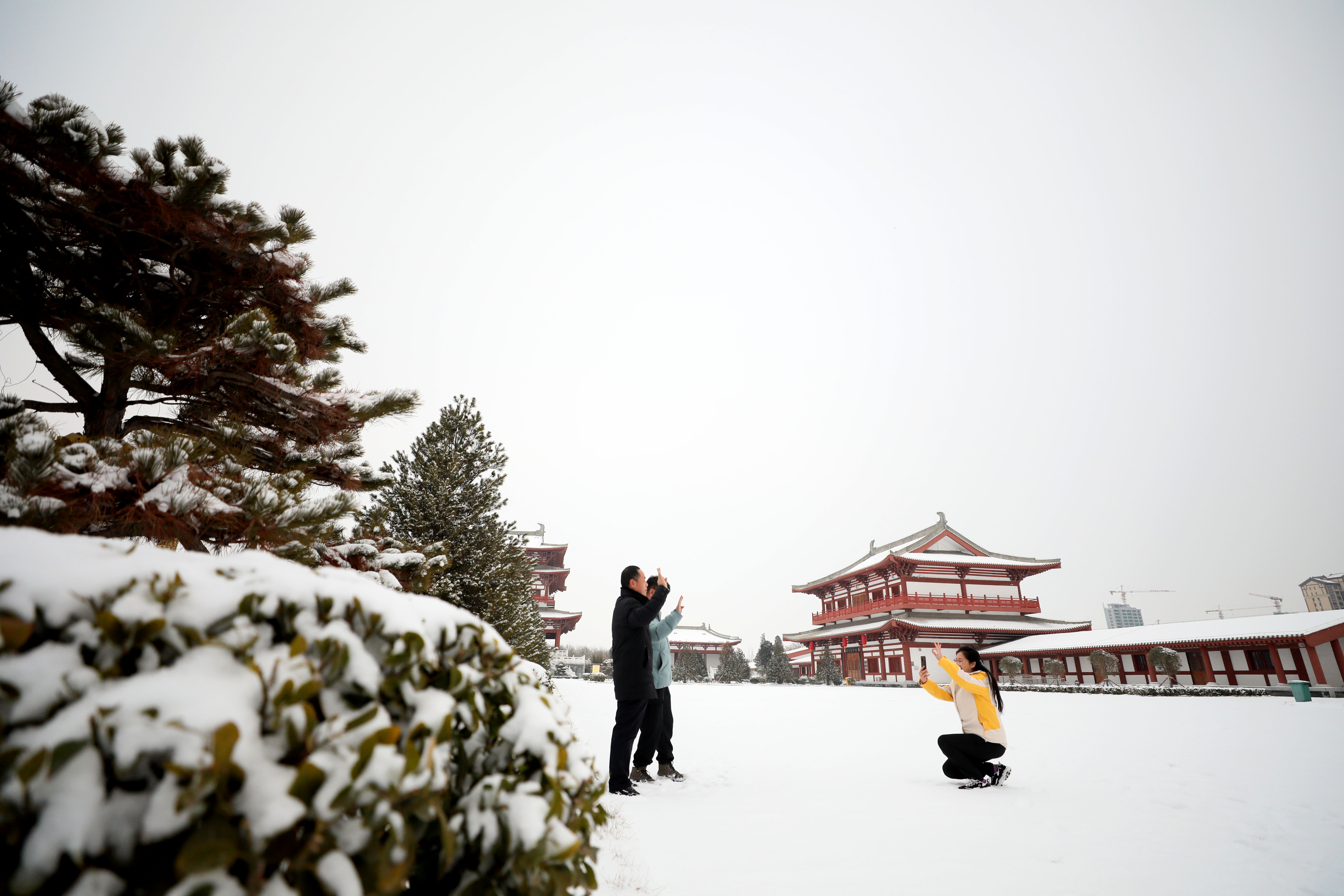 河北隆尧:小城雪韵如画_fororder_2.JPG