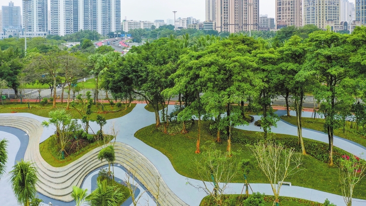 推窗可见绿 出门即入园 海口20个“口袋公园”建成开放_fororder_05d6cae666026f38ec19b77e49b084e9