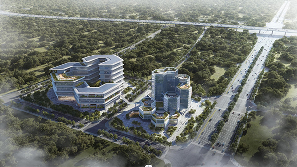设计大揭秘 天府新区这个项目有新进展_fororder_天府永兴实验室园区鸟瞰示意图-供图-四川天府新区党群工作部宣传处
