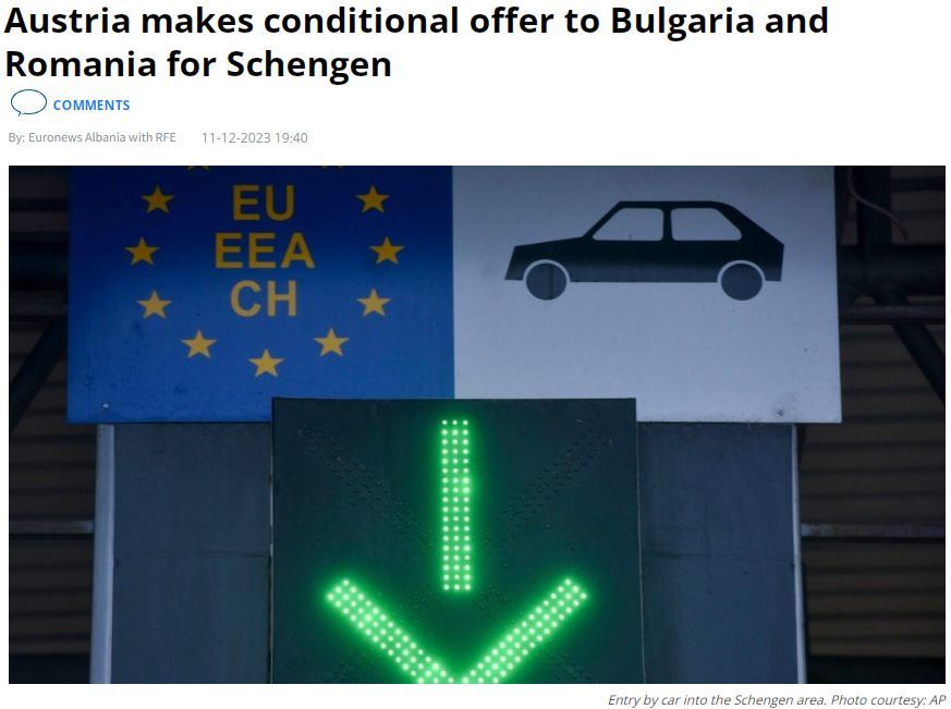 保加利亚和罗马尼亚获准部分加入申根区 想要“完全加入”有难度