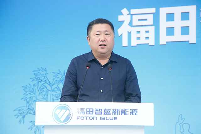 打造绿色物流新标杆 80台福田智蓝新能源交付德邦快递111