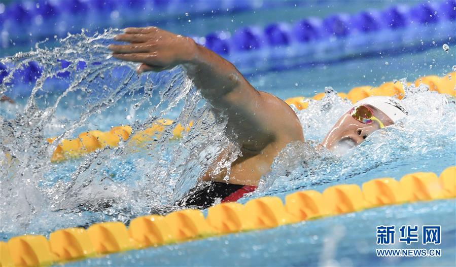 游泳——女子800米自由泳：中国队包揽冠亚军