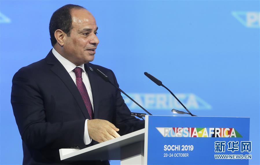 「新华网」首届俄非峰会在索契开幕