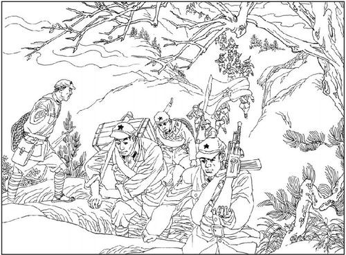 广西出版连环画 讲述红军长征过湘江的感人故事