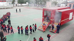重庆涪陵：开学第一课 消防知识进校园